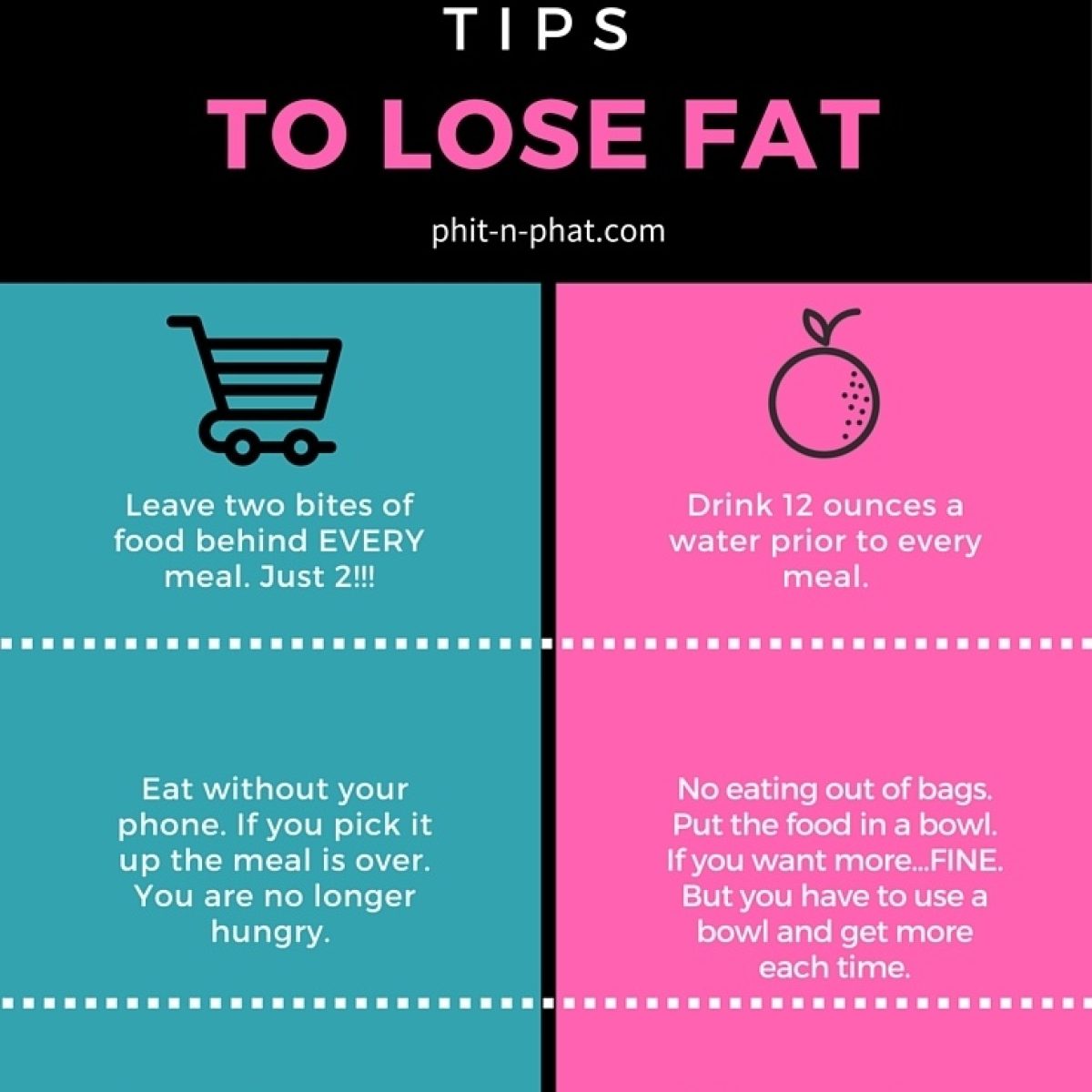 6 easy tips to lose fat and shed pounds.